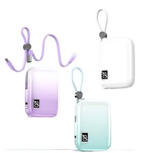 Batería Externa Delgada de 10000 mAh, Salida de 20 W, Cargador USB Tipo C con PD de 22.5 W, Carga Rápida Bidireccional, Acabado Super Espejo, Alta Portabilidad - Product Image 1