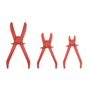 Plastic Oil Pipe Clamp <b>Pliers</b> 3 Piece <b>Set</b> For Auto Repair - Product Image 1