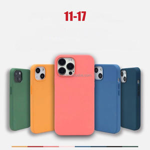 Funda de Fábrica para <span class=keywords><strong>iPhone</strong></span> 15 16 17, Funda de Silicona, Funda Protectora Antigolpes Líquida, Protector de Teléfono Celular, Logotipo Personalizado - Product Image 3