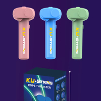 Électrique lueur sombre corde chat taquineries ligne décompression propulseur émet électrique lumière corde jouet soulagement du Stress brillant nuit noire