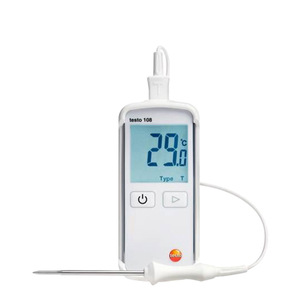 เทอร์โมมิเตอร์วัดอุณหภูมิอาหารแบบกันน้ำ Detu Testo108 IP65 |   การวัดที่แม่นยำสำหรับการทำอาหารและการอบขนม - Product Image 5