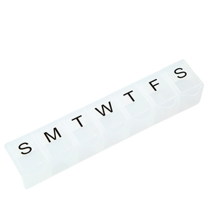 Tùy Chỉnh Hộp Thuốc Giá 7 Ngày Máy Tính Bảng Hộp Tổ Chức Hàng Tuần Thuốc Trường Hợp 7 Ngày Thuốc Hộp Màu Tím - Product Image 2