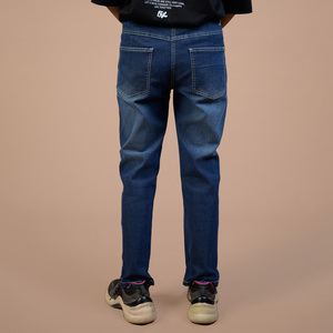 Jeans Dollywood para Mujer, Cintura Alta, Elásticos, Casuales, a la Moda, Corte Ajustado, Pierna Recta, para Uso Diario - Product Image 3