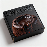 Boîte en carton d'avion de qualité supérieure avec impression personnalisée de logo, estampage à chaud UV, effet de gaufrage, emballage de gâteau au chocolat, impression noire