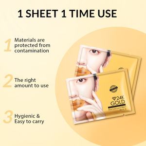 Mascarilla Labial de Oro 24k, Mascarilla de Noche con Colágeno, Mascarillas Labiales de Colágeno para el Cuidado de los Labios, Venta al Por Mayor - Product Image 6