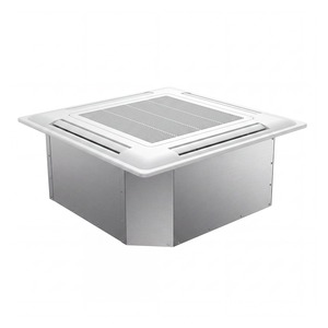 Unité de ventilation à cassette 4 voies de type plafond, unité de ventilation à eau froide et chaude pour système CVC commercial, pour hôtel, bureau, centre commercial, intégrée au plafond - Product Image 1