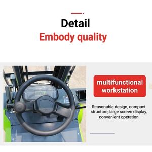 Новый Электрический вилочный погрузчик, 1 тонна, небольшой аккумулятор, вилочный погрузчик, Электрический узкий проход для электрического вилочного погрузчика - Product Image 6