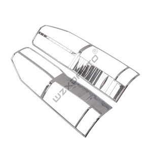 Accessoires chromés WZXD 2019 2020, garnitures de poignées de porte, coques de rétroviseurs, couvre-phares extérieurs pour Hiace - Product Image 5