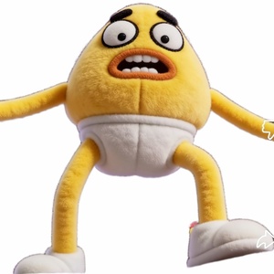 Nuovo Prodotto per Test Transfrontalieri: Peluche a Tema Gioco 'We Gotta Go Can't Hold IT In' con Imbottitura in Cotone PP - Product Image 2