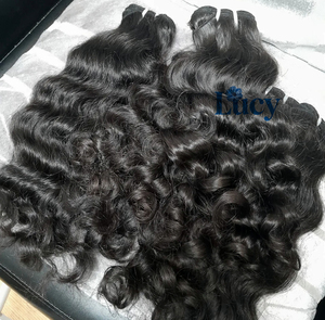 Top Sale Indian Curly Raw Vietnamese Human Hair Bundles Burmese Curly Cuticle Aligned Cambodian Hair Wavy Curly Natural Wavy - Product Image 2