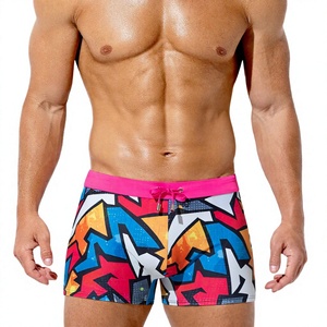 Short de bain décontracté à taille haute pour garçons, séchage rapide, avec logo personnalisé, pour l'été et la plage - Product Image 4