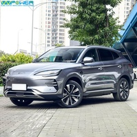 Voiture d'occasion BYD Song Plus EV 2025, conduite intelligente, modèle phare, autonomie de 605 km, faible kilométrage de 8000 km, SUV électrique en stock