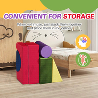 Sofá modular comercial divertido de diseño moderno, muebles de sala de estar para jugar en casa para niños recién tapizados