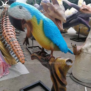 Pappagallo animato Animatronic animale a grandezza naturale del parco a tema personalizzato per la vendita - Product Image 2