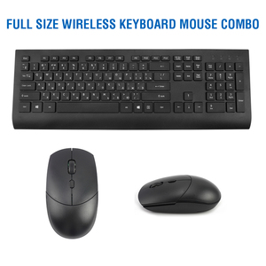 Ergonomic Slim Mechanical Wireless <b>Keyboard</b> and Mouse Set with Ultra Thin Waterproof Design Russian Mini in Stock Mk345 Pro - Product Image 3