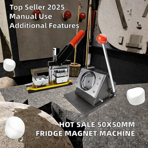 Máquina para Hacer Imanes Metálicos para Refrigerador de 50*50mm, con 100 Juegos de Materiales, Manual, Nueva, en Oferta - Product Image 2
