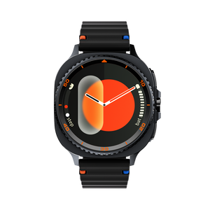 Montre connectée DF SU02 pour hommes, AMOLED, fréquence cardiaque, Alipay, NFC, SOS, boussole, altimètre, baromètre, étanche 3ATM, avec GPS - Product Image 2