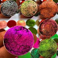Palette de fards à paupières vegan hautement pigmentée, caméléon, duochrome, multi-duochrome, mate