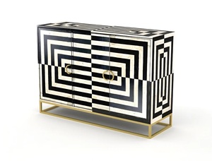 Handmade Eco-Friendly Bone Inlay Modern Design <b>Chest</b> Cabinet <b>Storage</b> Furniture for Living Room Bedroom Hospital Hotel School Use - Product Image 4