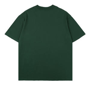 เสื้อยืดโอเวอร์ไซส์ทรงหลวมสำหรับผู้ชาย ผ้าฝ้าย 260 กรัม ไม่หดตัว แขนสั้น ดีไซน์เรียบง่าย สำหรับใส่ลำลอง - Product Image 1