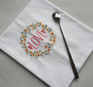 <span class=keywords><strong>Serviette</strong></span> de <span class=keywords><strong>table</strong></span> en <span class=keywords><strong>coton</strong></span> 100% blanc, petite quantité acceptée - Product Image 6