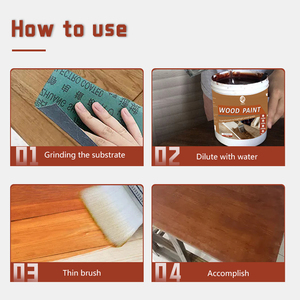 Vernis liquide polyuréthane PU 3 en 1 extra clair brillant mat pour bois, peinture laquée pour meubles, utilisation intérieure/extérieure - Product Image 5