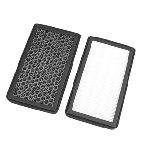 ตัวกรองอากาศสำหรับห้องโดยสาร HBA080C <span class=keywords><strong>Tesla</strong></span> รุ่น3 Y ชิ้นส่วนเครื่องยนต์ Pm2.5คาร์บอน - Product Image 2