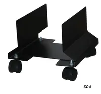 Bureau à domicile support d'unité centrale roulette support à roulettes organisateur de bureau boîte de rangement en acier pour boîtier d'ordinateur PC organisateur de bureau et de tiroir