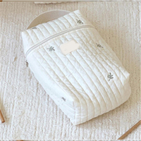 Organisateur de sac à couches personnalisé avec pochettes zippées, multifonctionnel, imperméable, pour le rangement des couches