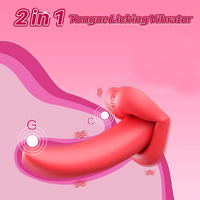 Sexspielzeug für Frauen Klitoris-Zungen-Leckspielzeug Weibliche Masturbation G-Punkt Klitorale Stimulation Fernbedienung Großer Zungen-Leck-Vibrator
