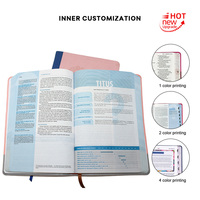 Bible personnalisée en cuir de qualité supérieure, impression sur mesure, fabrication OEM, cadeau d'église, vente en gros, approvisionnement en vrac