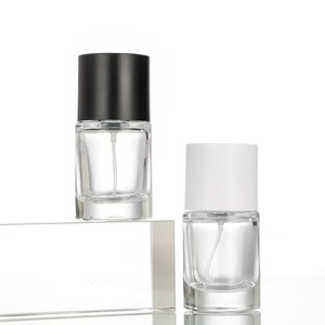 30ml Transparent Glass Perfume Bottle Spray Pump Head Square Glass Cover Shuangrui Brand Sys388 Model <strong>Reed</strong> Diffuser Silk <strong>Screen</strong> - Product Image 4