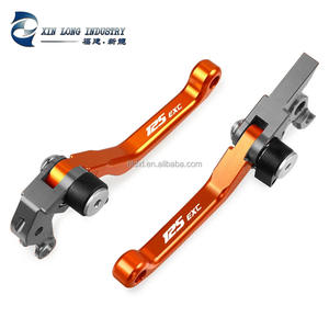 Leviers de frein et d'embrayage à pivot en aluminium CNC Offre Spéciale pour 200EXC 200XC-W 125EXC 2005-2008 Motocross Dirt Bike - Product Image 1