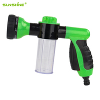 Nettoyeur haute pression SUNSHINE, canon à mousse noire pour voiture, lance, buse à jet, outil de lavage de voiture, tuyau d'arrosage, orifice, pistolet à eau