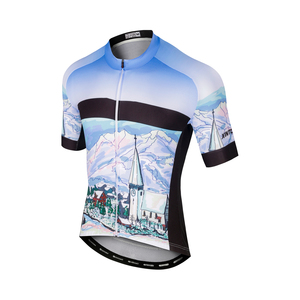 T-shirt de cyclisme personnalisé le plus vendu pour équipes, en tissu léger à faible densité, manches courtes, pour détaillants sportifs, grand stock, vêtements d'équipe - Product Image 1