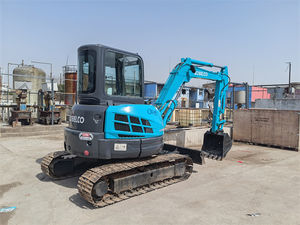 Excavateur d'occasion Kobelco Sk55 de 5 tonnes avec moteur Isuzu et composants du noyau de la pompe Original à vendre - Product Image 3