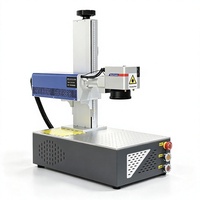 Mesin Penanda Laser Serat Logam Portabel 40W Desktop Galvo Co2 Dinamis Laser Rf Tube Mesin Pengukir Logam