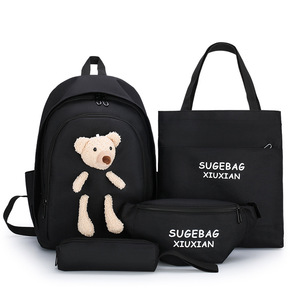 Ensemble de sacs d'école pour enfants, <span class=keywords><strong>cartable</strong></span> avec imprimé personnalisé pour filles, nouvelle collection, 2020 - Product Image 4
