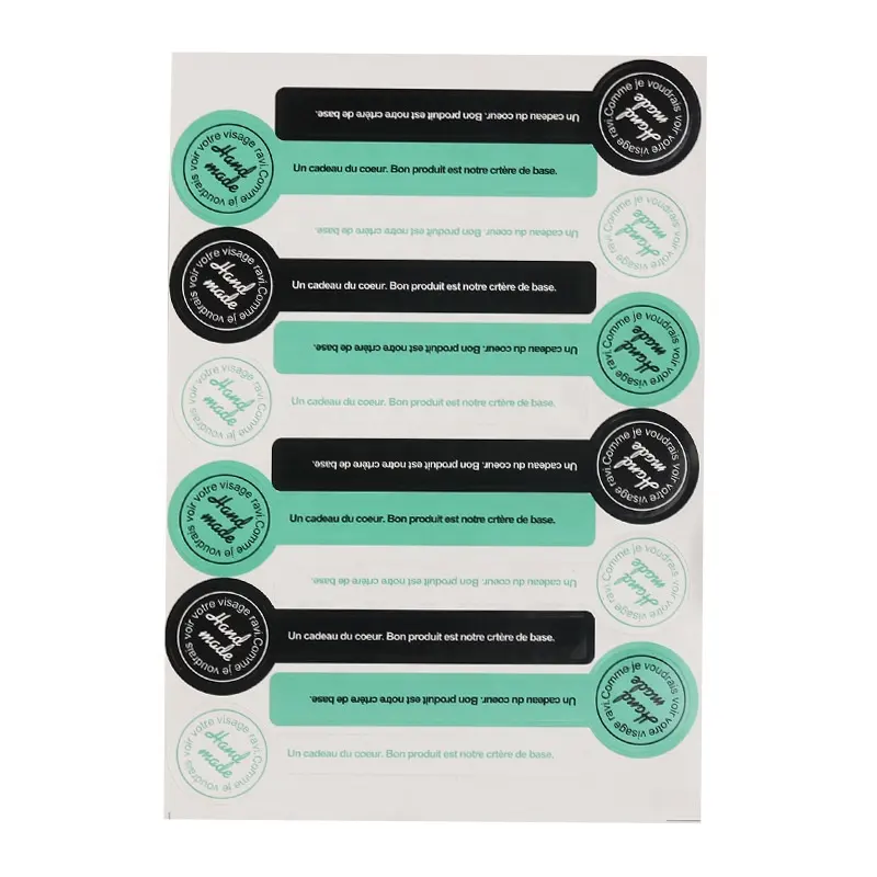 Bakkerij Sticker Label Bakken Zak Verpakking Cake Doos Seal Sticker Handgemaakte Gepersonaliseerde Stickers Labels