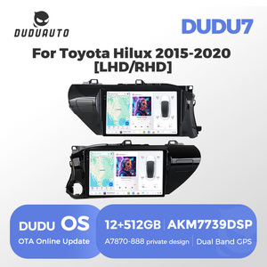 DUDUAUTO Sistema de Audio y Video para Auto Android con Pantalla Táctil 2K de 12+512GB, Modelo 7870 para <span class=keywords><strong>Toyota</strong></span> <span class=keywords><strong>Hilux</strong></span> 2015-2020 - Product Image 6