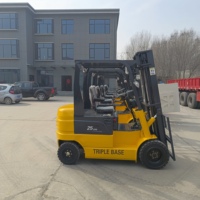 Forklift Listrik Baterai Lithium Radius Belok Kecil 1 Ton 1,5 Ton 2 Ton 3 Ton