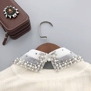 يوجين الراقية قلادة اليدوية الثقيلة الحرفية الرجعية اللؤلؤ حجر الراين الماس الغزل الثقيلة الدينية الدرجة العالية طوق وهمية - Product Image 4