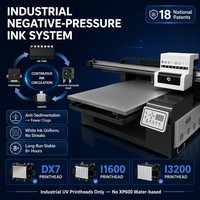 Promo Panas Printer UV Flatbed Roll-to-Roll A3 DX7 I3200 Print Head LED Curing 6-Warna Tinta Campuran Katun-Poliester 60x90cm 10ppm