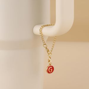 Breloques Lettres pour Gobelets avec Poignée – 5 Couleurs, Initiales, Noms, ID Personnalisés – Ensemble de Décoration pour Poignée de Gobelets - Product Image 6