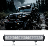 Nouvelles barres lumineuses LED 12V 24V 26 pouces 162W IP67 étanches pour tout-terrain, faisceau combiné, angle 6000-6500K, 6000 lumens, en aluminium moulé sous pression