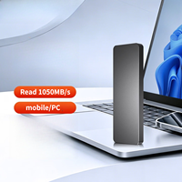 Hard Disk Eksternal Solid-State 1TB Kecepatan Tinggi NVMe 4TB Laptop Eksternal 2TB Penyimpanan Gaming Tipe-C 512GB SSD