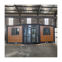 Petit conteneur d'expédition de maison extensible, maisons à vendre en grèce/Las Vegas/royaume-uni/arabie saoudite