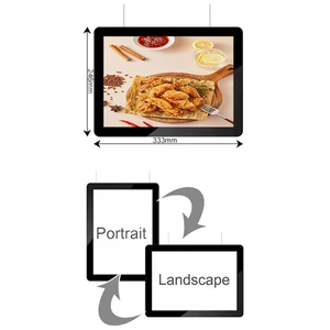 Waterproof Outdoor Window Display Real Estate Led Acrylic Light <b>Box</b> Hanging Led <b>Frame</b> Backlit Light <b>Box</b> - Product Image 1