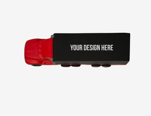 Custom Logo Semi Truck PU Stress Reliever Promotional Toy Silk Screen Printed Customized Color Stress <b>Ball</b> - Product Image 2