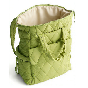 Mochila acolchada <span class=keywords><strong>de</strong></span> gran capacidad para mamá, bolsa <span class=keywords><strong>de</strong></span> pañales portátil para viajes al aire libre, mochila para pañales <span class=keywords><strong>de</strong></span> bebé - Product Image 6